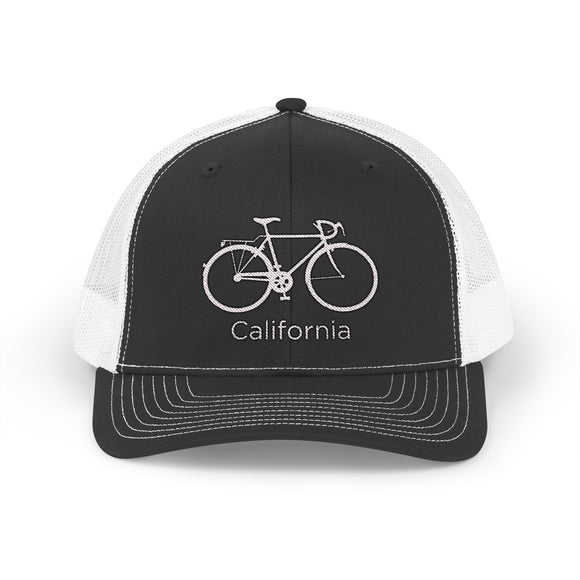 California Snapback Trucker Cap - Embroidered California Hat