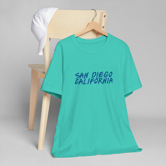 San Diego T-Shirt | 100% Cotton Retro California Tee