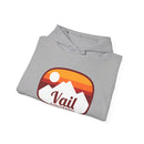 Vail, Colorado Hoodie - Retro Ombre Unisex Vail Hoodie Sweatshirt-14