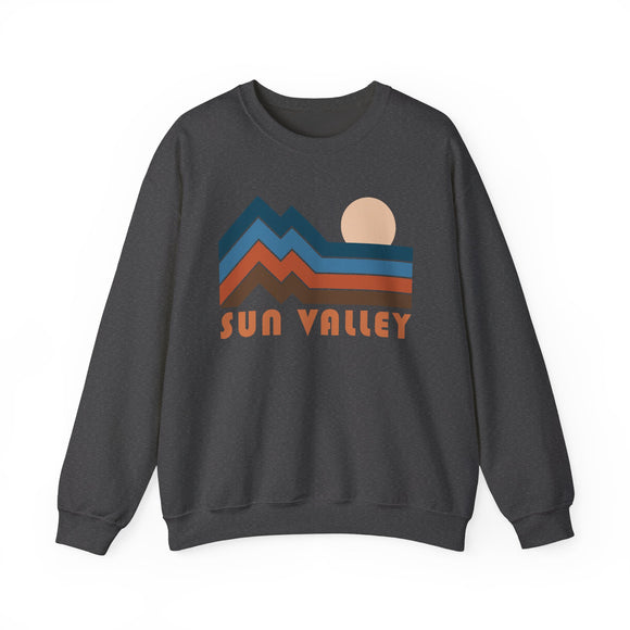 Sun Valley, Idaho Sweatshirt Retro Mountains, Sun Valley Unisex Graphic Crewneck