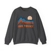 Sun Valley, Idaho Sweatshirt Retro Mountains, Sun Valley Unisex Graphic Crewneck