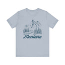 Montana Graphic Tee - Mountain Illustration Montana T Shirt-4
