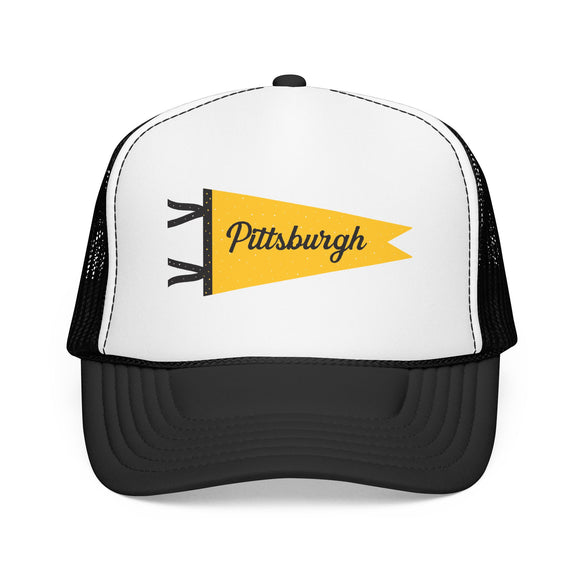 Pittsburgh Pennant Trucker Hat