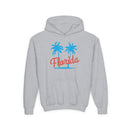Florida Youth Hoodie - Retro Mountain Florida Youth Sweatshirt-2