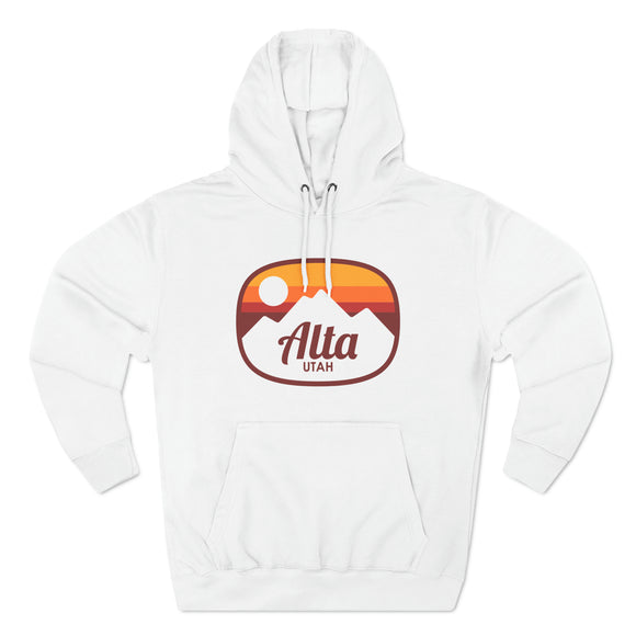 Premium Alta, Utah Hoodie - Retro Unisex Alta Sweatshirt