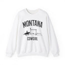 Montana Sweatshirt - Mountain Cowgirl Graphic Crewneck-1