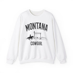Montana Sweatshirt - Mountain Cowgirl Graphic Crewneck
