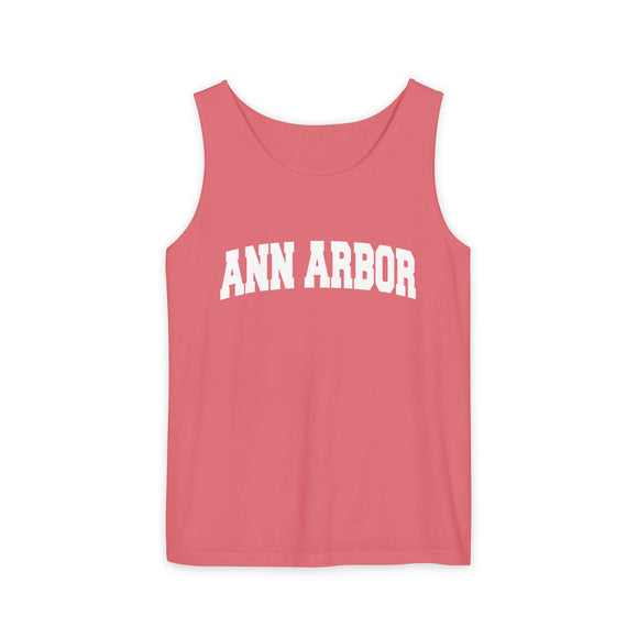 Ann Arbor, Michigan Tank Top Unisex | Comfort Colors - 100% Cotton