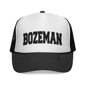 Bozeman, Montana Collegiate Style Trucker Hat - 0