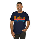 Boise, Idaho Shirt - Mountain Sunset Unisex Boise T-Shirt-94