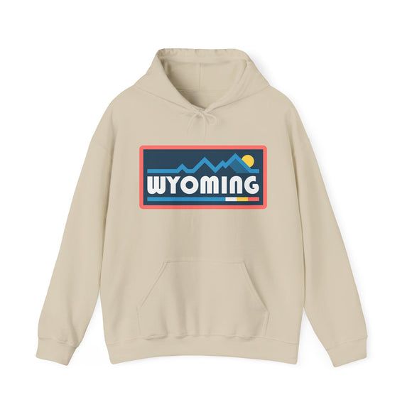 Wyoming Hoodie - Sun Unisex Wyoming Hoodie Graphic Sweatshirt