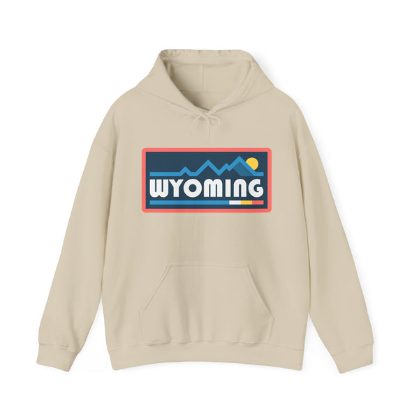 Wyoming Hoodie - Sun Unisex Wyoming Hoodie Graphic Sweatshirt