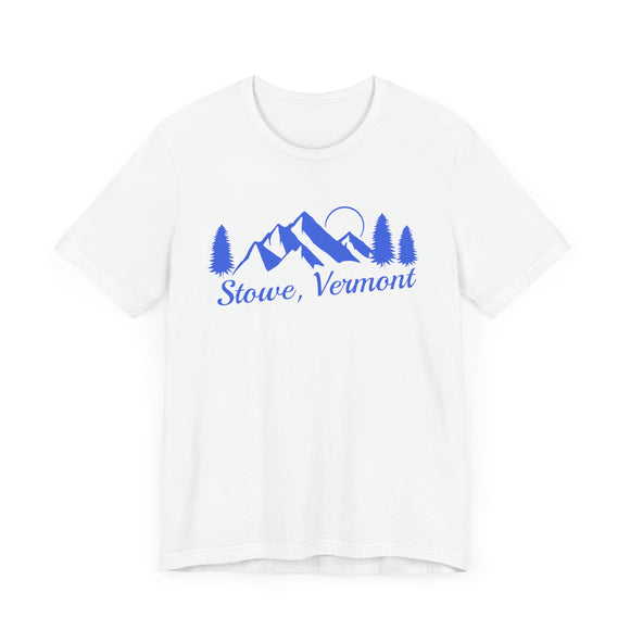 Stowe, Vermont T-Shirt - Retro Mountain Unisex Stowe Shirt