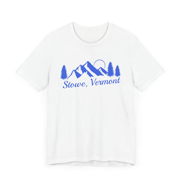 Stowe, Vermont T-Shirt - Retro Mountain Unisex Stowe Shirt