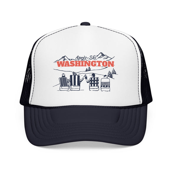 Washington Après-ski Trucker Hat — Foam Mesh Cap