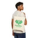 Louisiana Cotton Canvas Pickleball Louisiana Tote Bag-4