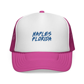 Buy pink Naples Trucker Cap | Florida Hat