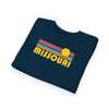 Missouri Toddler Sweatshirt - Retro Sun Missouri Toddler Crewneck Sweatshirt