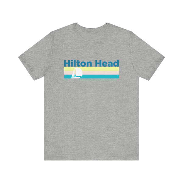 Hilton Head, South Carolina T Shirt - Sailboat Graphic Tee