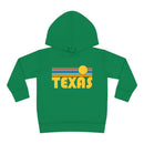Texas Toddler Hoodie - Retro Sunrise Unisex Texas Toddler Sweatshirt-1