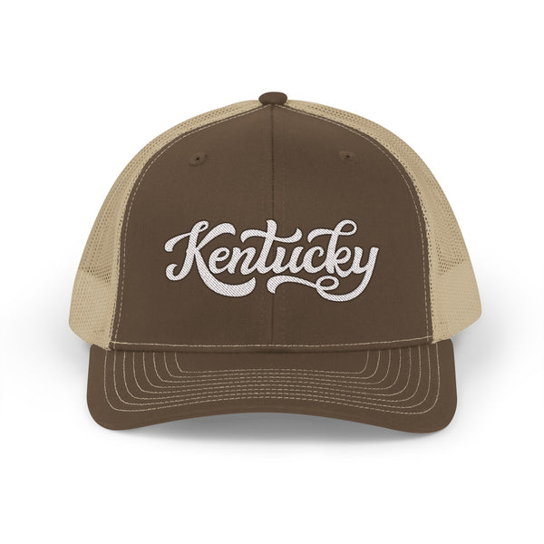 Kentucky Snapback Trucker Cap - Embroidered Kentucky Hat