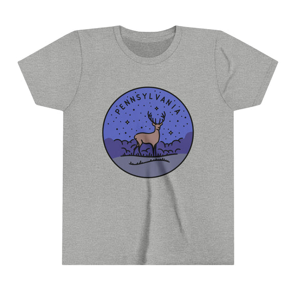 Pennsylvania Youth T-Shirt - Unisex Kids Pennsylvania Shirt