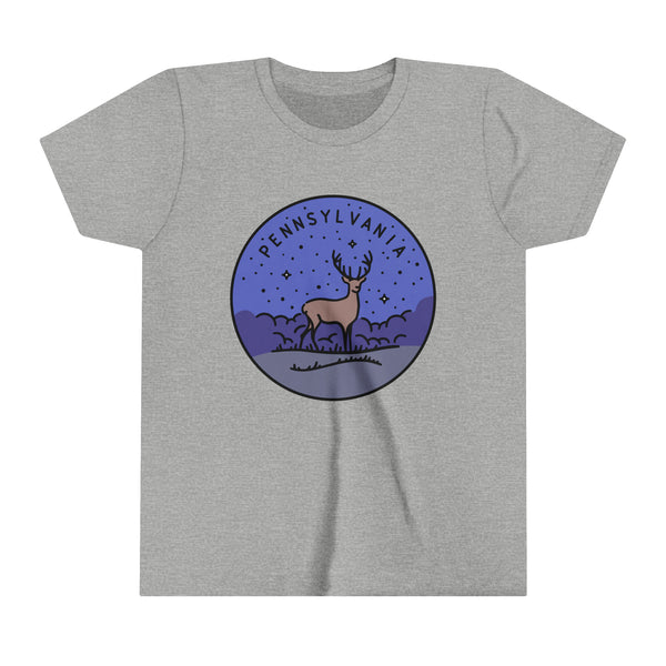 Pennsylvania Youth T-Shirt - Unisex Kids Pennsylvania Shirt