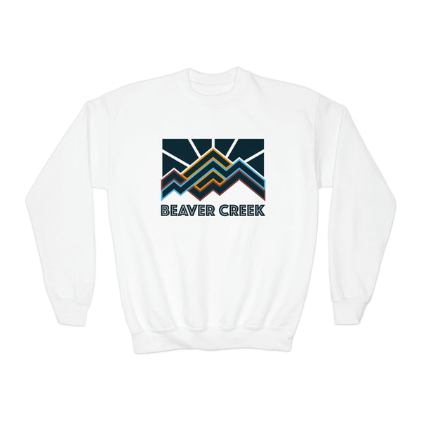 Beaver Creek, Colorado Youth Sweatshirt - Unisex Kid's Beaver Creek Crewneck Sweatshirt