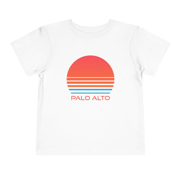 Palo Alto, California Toddler T-Shirt - Retro 80s Toddler Palo Alto Shirt