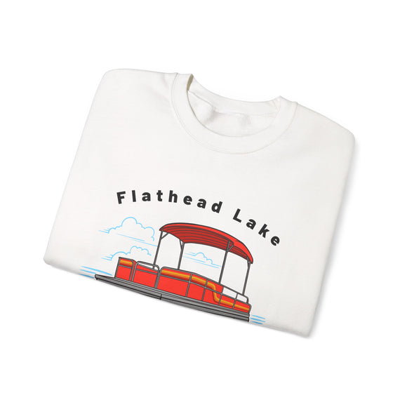 Flathead Lake Sweatshirt - Pontoon Boat Sweatshirt