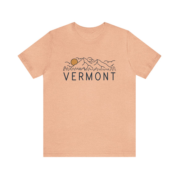 Vermont T-Shirt - Retro Unisex Vermont Shirt
