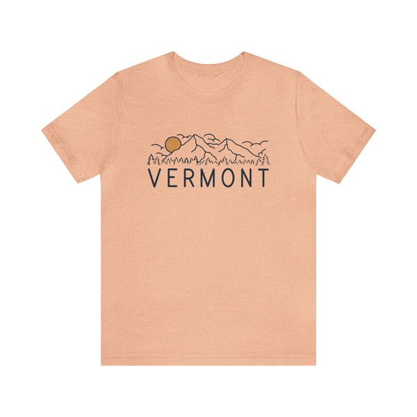 Vermont T-Shirt - Retro Unisex Vermont Shirt