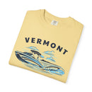 Vermont T Shirt, Comfort Colors Cotton 100% Cotton Wakeboard Boat Tee-13