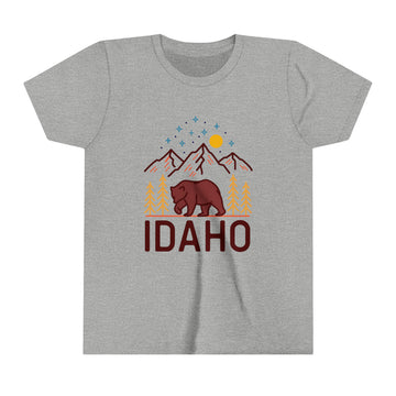 Buy athletic-heather Idaho Youth T-Shirt - Unisex Kids Idaho Shirt