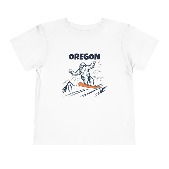 Oregon Yeti Snowboard Toddler Tee