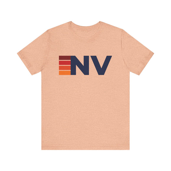 Nevada Retro Stripes T-Shirt | Nevada State Tee