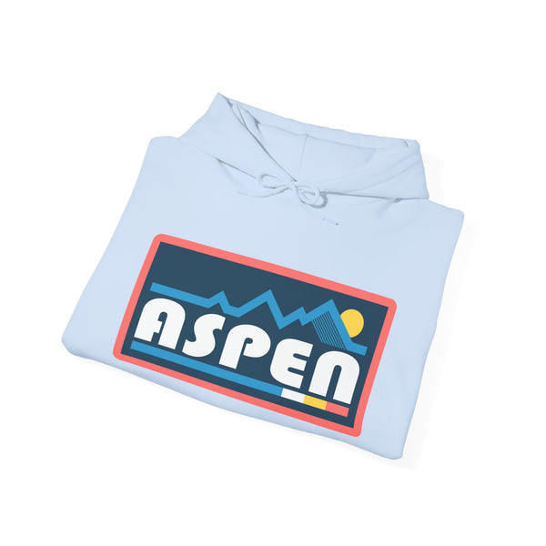 Aspen, Colorado Hoodie - Unisex Sun Aspen Hoodie Graphic Sweatshirt