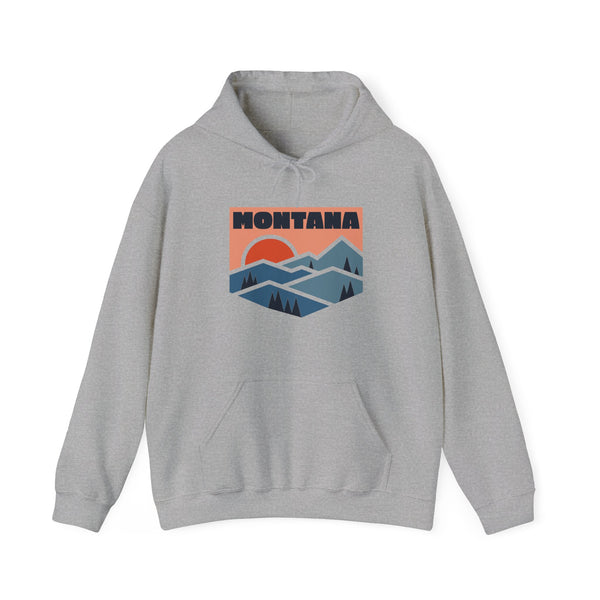 Montana Hoodie - Mountain Unisex Montana Hoodie Graphic Sweatshirt
