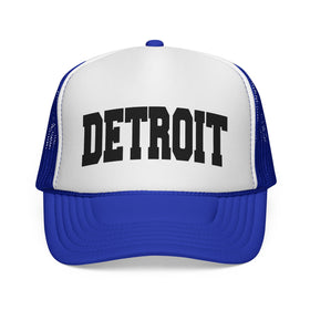 Buy royal Detroit, Michigan Collegiate Style Trucker Hat