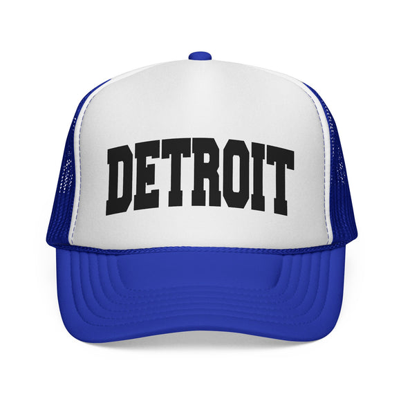 Detroit, Michigan Collegiate Style Trucker Hat