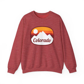 Colorado Sweatshirt - Unisex Retro Ombre Colorado Crewneck Sweatshirt