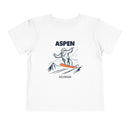 Aspen, Colorado Yeti Snowboard Toddler Tee-2