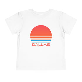 Dallas, Texas Toddler T-Shirt - Retro 80s Toddler Dallas Shirt