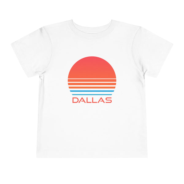 Dallas, Texas Toddler T-Shirt - Retro 80s Toddler Dallas Shirt