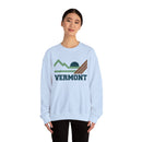 Vermont Sweatshirt - Mountain Vermont Crewneck Sweatshirt-17