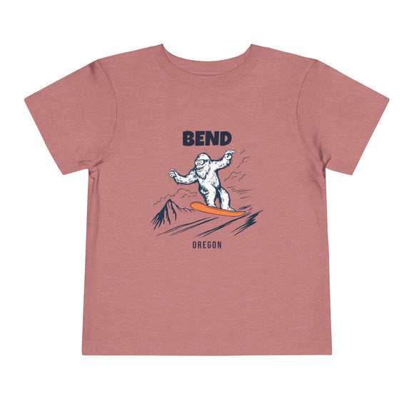 Bend, Oregon Yeti Snowboard Toddler Tee