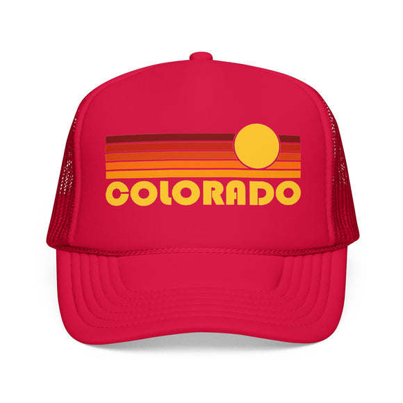 Colorado Retro Sunset Trucker Hat
