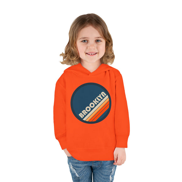 Brooklyn, New York Toddler Hoodie - Unisex Brooklyn Pullover Sweatshirt, Kids Hooded Jumper, New York Souvenir