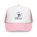 Telluride, Colorado Snow Ski Trucker Hat — Retro Skier Foam Telluride Cap-1