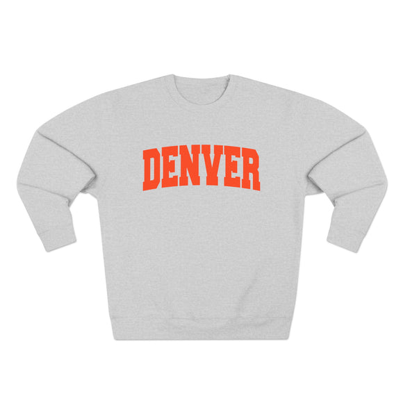 Denver Crewneck Sweatshirt – Retro Collegiate Pullover